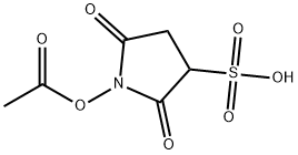 3-Sulfosuccinimid-1-yl acetate Structure