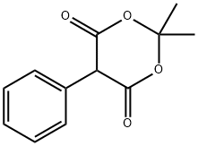 2,2-二甲基-5-苯基-1,3-二氧杂环乙烷-4,6-二酮, 15231-78-4, 结构式