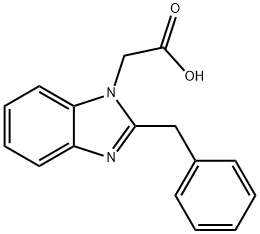 (2-BENZYL-1H-BENZIMIDAZOL-1-YL)ACETIC ACID Structure