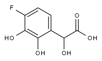 Benzeneacetic acid, 4-fluoro-alpha,2,3-trihydroxy- (9CI) Structure