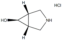 exo-3-Azabicyclo[3.1.0]hexan-6-ol hydrochloride Struktur