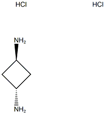 trans-1,3-CyclobutanediaMine hydrochloride (1:2) Structure