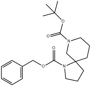 1-benzyl 7-tert-butyl 1,7-diazaspiro[4.5]decane-1,7-dicarboxylate Structure