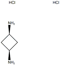顺式-环丁烷-1,3-二胺二盐酸盐 结构式