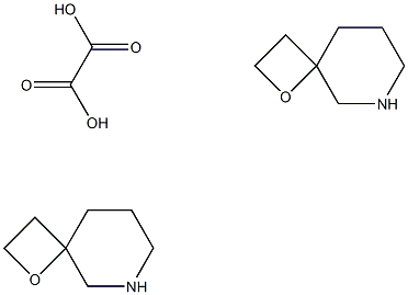 1-Oxa-6-azaspiro[3.5]nonane oxalate(2:1) Structure
