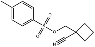 (1-cyanocyclobutyl)methyl 4-methylbenzene-1-sulfonate, 1523618-15-6, 结构式