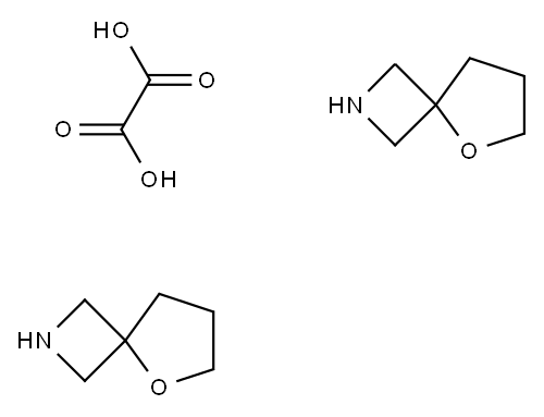 5-Oxa-2-aza-spiro[3.4]octane heMioxalate,1523618-29-2,结构式