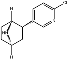 (-)-エピバチジン 化学構造式