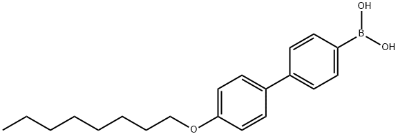 4'-n-Octylbiphenyl-4-boronic acid, 97% 化学構造式