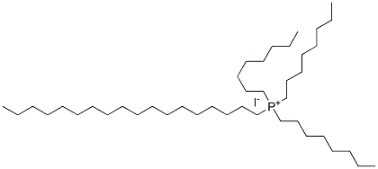 Octadecyl trioctylphosphonium iodide Structure