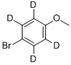 4-BROMOANISOLE-2,3,5,6-D4,152404-45-0,结构式