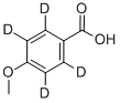 4-METHOXYBENZOIC-2,3,5,6-D4 ACID, 152404-46-1, 结构式