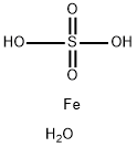 Iron(III) sulfate hydrate Struktur