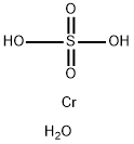 硫酸クロム（Ⅲ）－水(1/18)  化学構造式