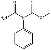 Carbamothioic  acid,  (aminocarbonyl)phenyl-,  O-methyl  ester  (9CI) Structure