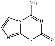 Imidazo[1,2-a]-1,3,5-triazin-2(1H)-one, 4-amino- (9CI),152468-49-0,结构式