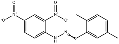 2,5-二甲基苯甲醛-DNPH,152477-96-8,结构式