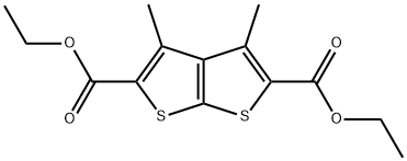 3,4-二甲基(2,3-B)-噻吩乙二酸二乙酯, 152487-69-9, 结构式