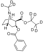 BENZOYLECGONINE ETHYL ESTER-D8 Structure