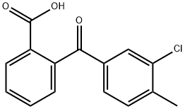 2-(3-氯-4-甲苯酰基)苯甲酸 结构式