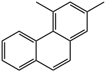2,4-ジメチルフェナントレン 化学構造式