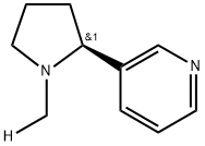 (-)-NICOTINE-[METHYL-3H] Structure