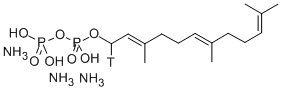 FARNESYL PYROPHOSPHATE-[1-3H(N)] TRIAMMONIUM SALT 化学構造式