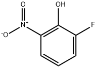 2-フルオロ-6-ニトロフェノール 化学構造式