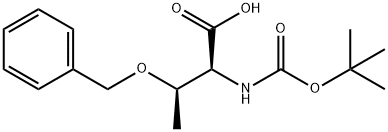 Boc-Thr(Bzl)-OH Struktur