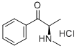 2R-EPHEDRONE HYDROCHLORIDE Structure