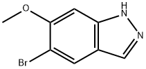 5-溴-6-甲氧基-1H-吲唑, 152626-78-3, 结构式