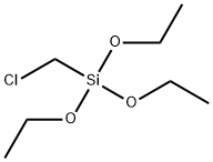 Chloromethyltriethoxysilane Struktur