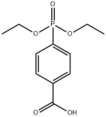 4-(Diethoxyphosphinyl)benzoic Acid Structure
