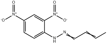 クロトンアルデヒド 2,4-ジニトロフェニルヒドラゾン 化学構造式