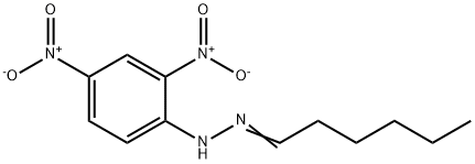 ヘキサナール2,4-ジニトロフェニルヒドラゾン 化学構造式
