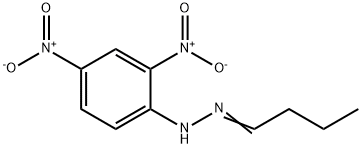 ブチルアルデヒド2,4-ジニトロフェニルヒドラゾン 化学構造式