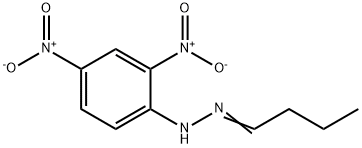 N-BUTYRALDEHYDE 2,4-DINITROPHENYLHYDRAZONE Structure