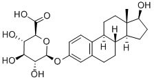 17Β-雌二醇3-(Β-D-葡糖苷酸)钠盐, 15270-30-1, 结构式