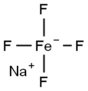 sodium tetrafluoroferrate(1-) Structure