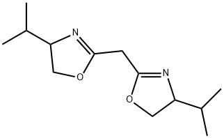 双(4-异丙基-4,5-二氢噁唑-2-基)甲烷, 152754-11-5, 结构式