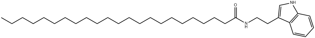 TRICOSANOIC ACID TRYPTAMIDE Structure