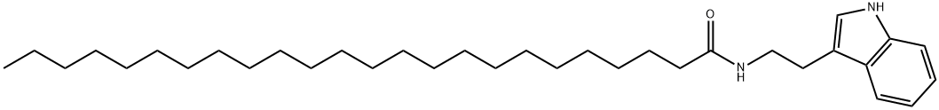 N-二十四碳烷色胺 结构式