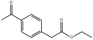 ethyl 4-acetylphenylacetate Structure