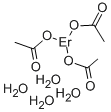 酢酸エルビウム四水和物 化学構造式