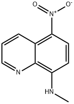 8-METHYLAMINO-5--NITROQUINOLILNE, 152810-27-0, 结构式