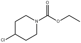 4-クロロ-1-ピペリジンカルボン酸エチル 化学構造式