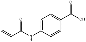 p-[(1-oxoallyl)amino]benzoic acid Structure