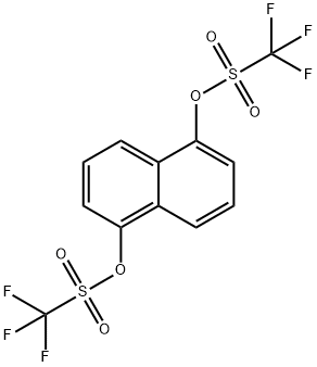 1,5-ナフタレンビス(トリフルオロメタンスルホナート) 化学構造式
