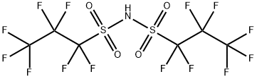 BIS(1,1,2,2,3,3,3-HEPTAFLUORO-1-PROPANESULFONYL)IMIDE Struktur