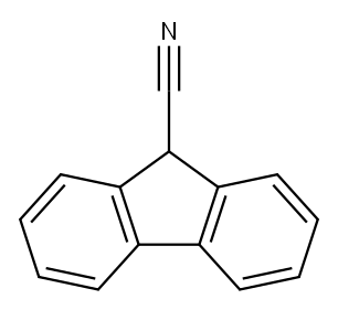 9H-芴-9-甲腈 结构式